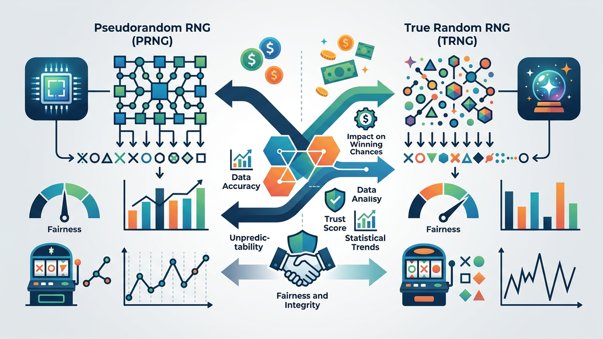 Analisis Komparatif RNG Pseudorandom vs True Random dalam Slot Online: Dampak pada Fairness dan Peluang Menang