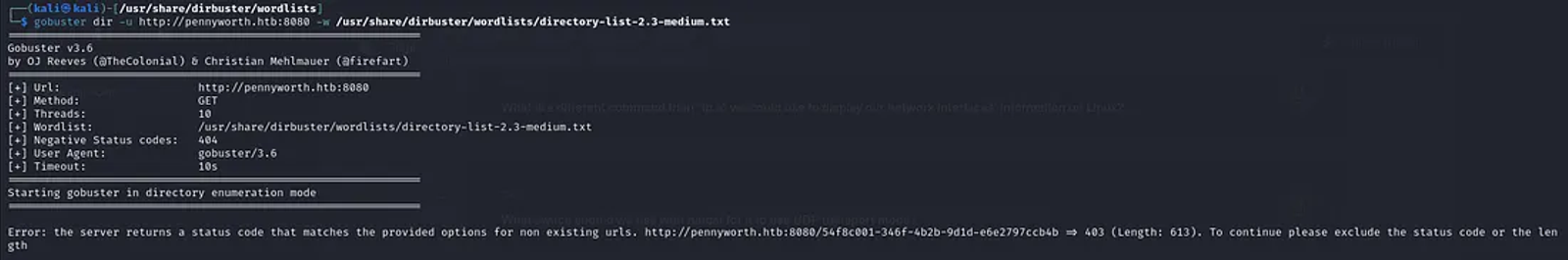 Error: the server returns a status code that matches the provided options for non existing urls.
