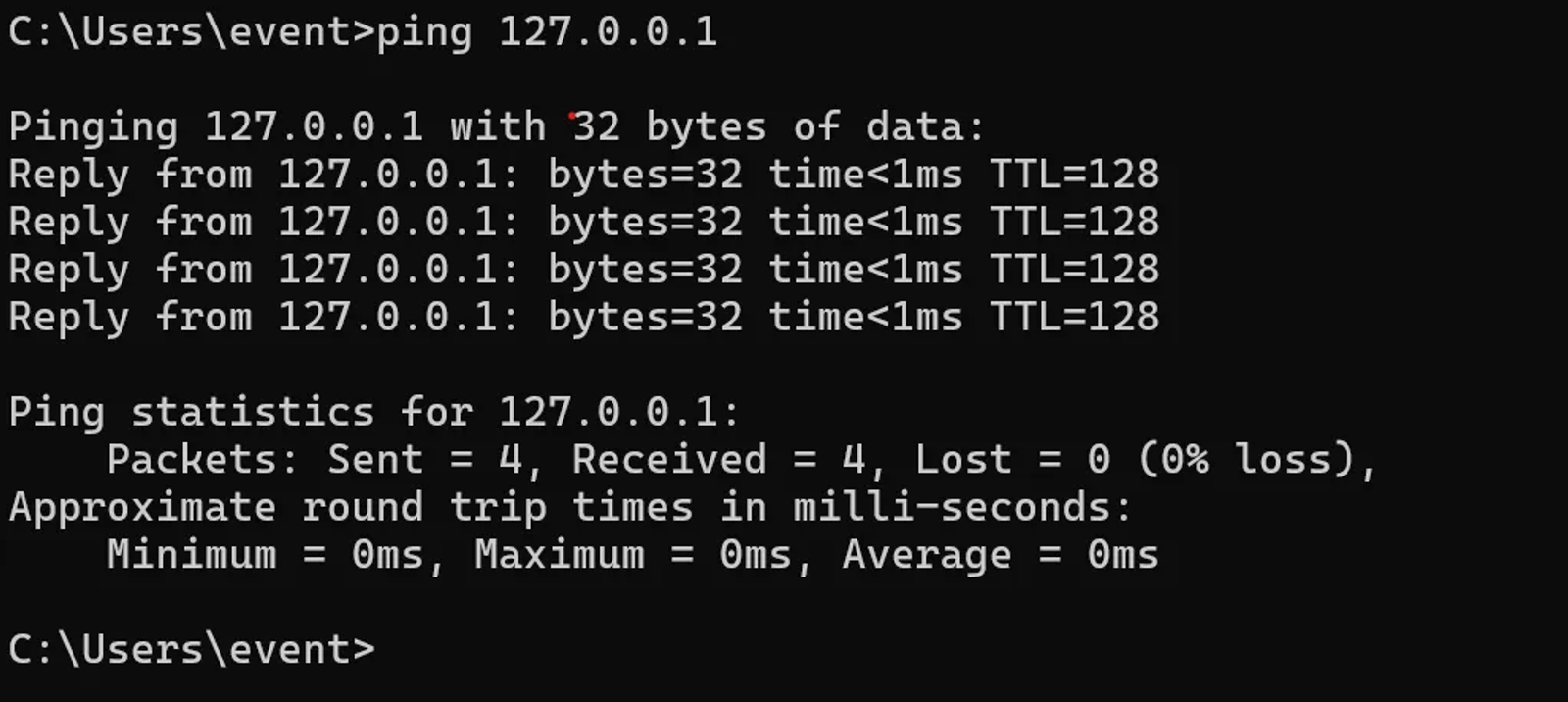 TTL Value in the Windows Operating System= 128