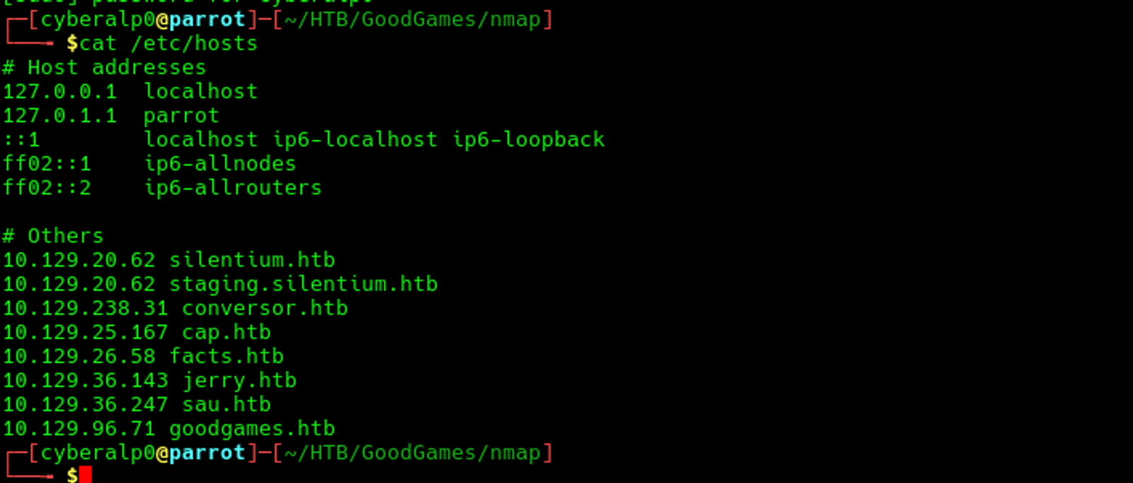 Configuring the local DNS to be able to login to the target machine through the web