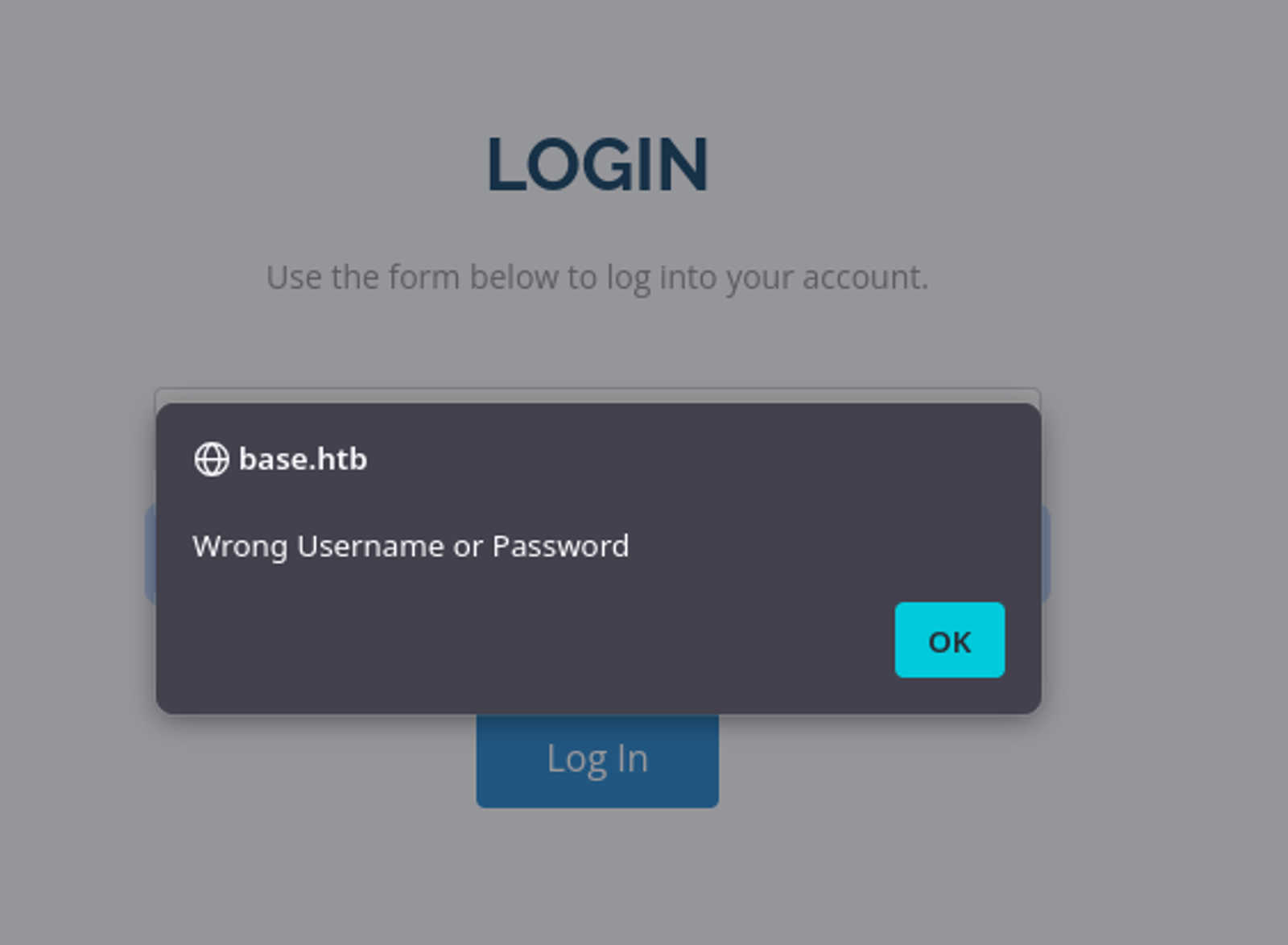 strcmp() is validating the username and the password.