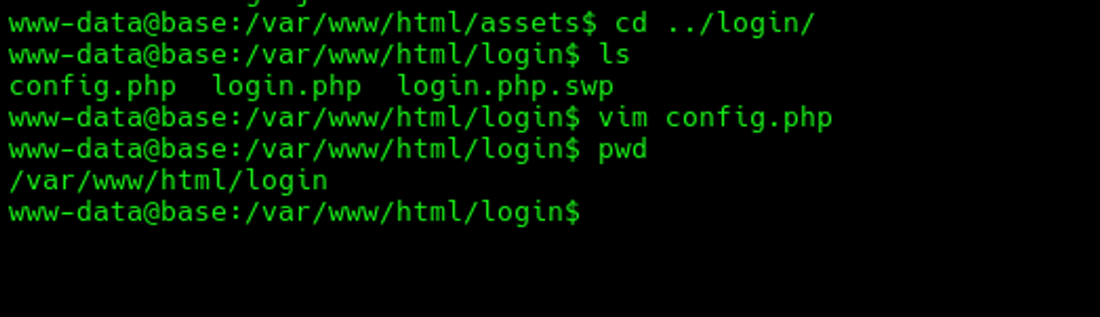 Looking for the configuration file in which the username and password are saved.