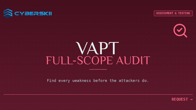 Vulnerability Assessment & Penetration Testing (VAPT)