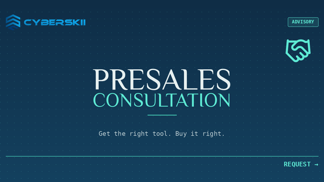 Presales Consultation