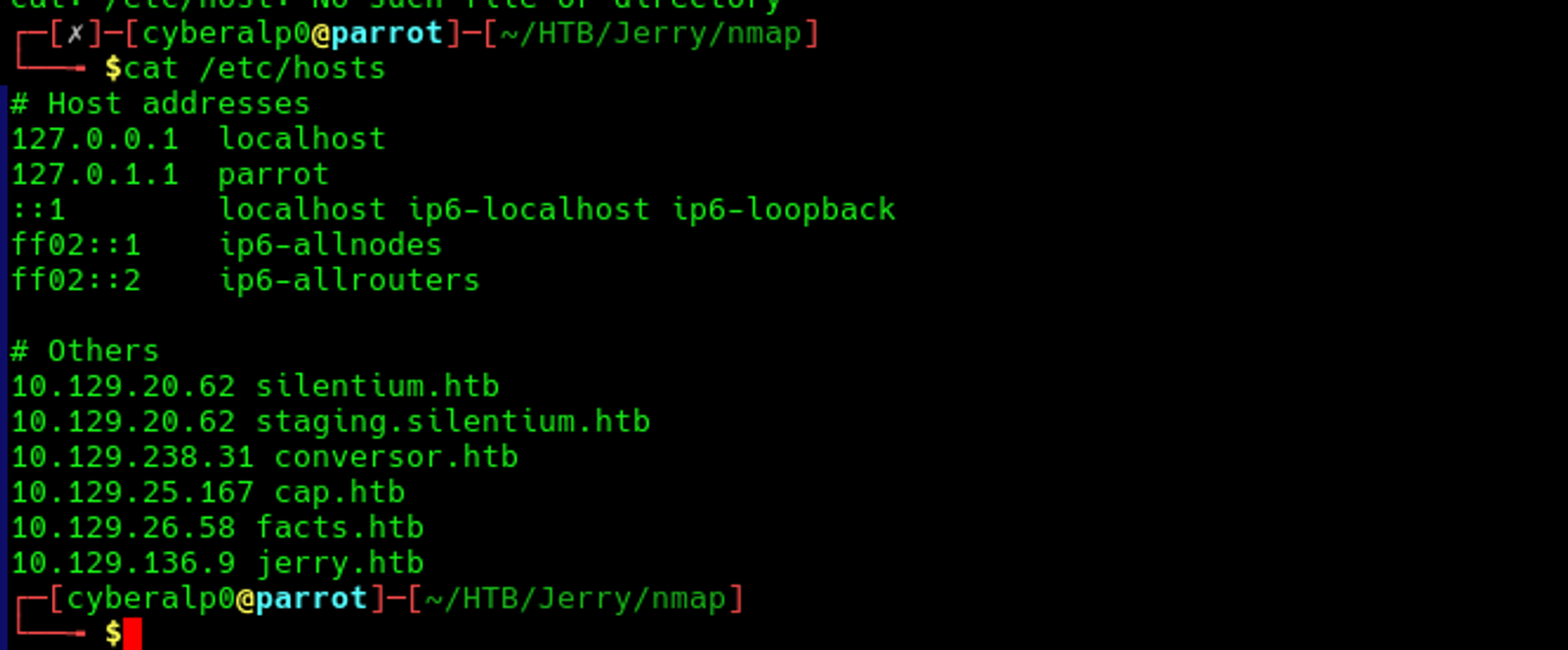 Resolving the target machine in the local DNS server to access it through the web.