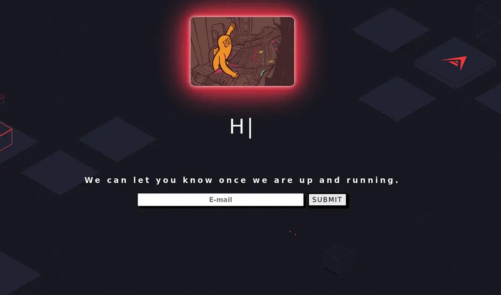 The web application is being developed and not finished yet.