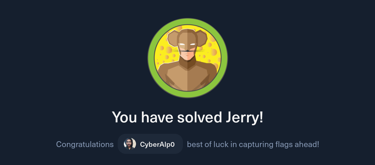 HTB Labs — Red Teaming Track— “Jerry” Machine Walkthrough | By: CyberAlp0