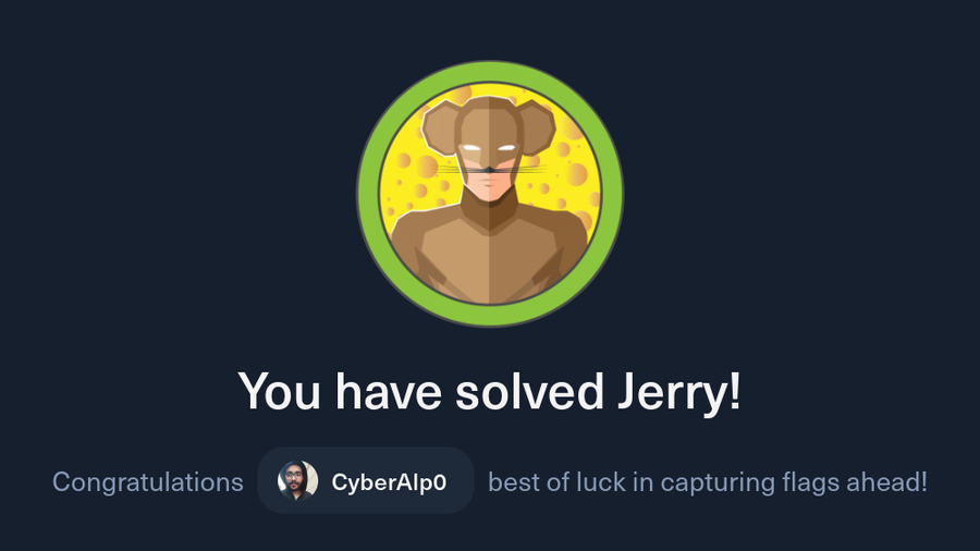 HTB Labs — Red Teaming Track— “Jerry” Machine Walkthrough | By: CyberAlp0