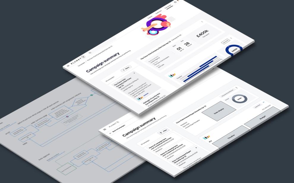 UX prototype for digital product