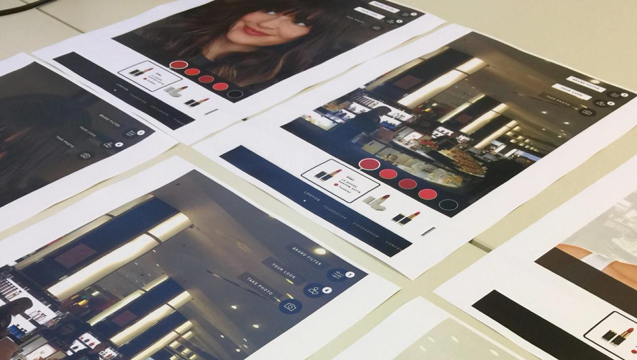Testing UI in mirror prototype