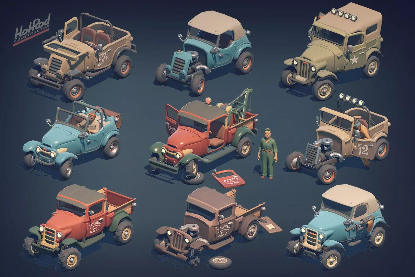 Hot Rod Constructor: Modular Off-Road Cars