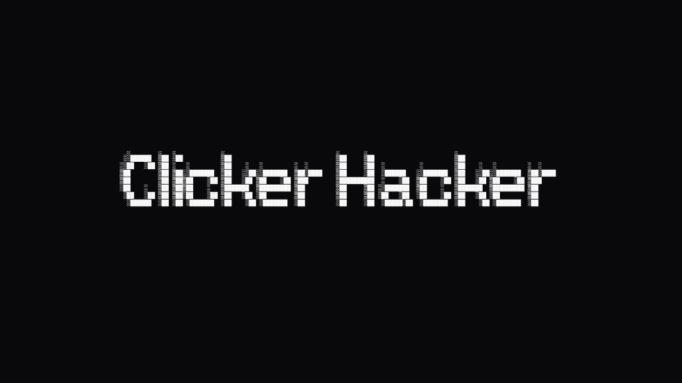 Clicker Hacker Ascii Art