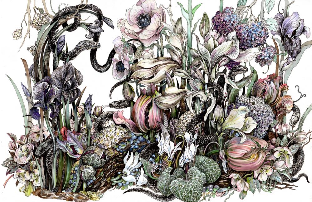 Painting of A Dangerous Garden