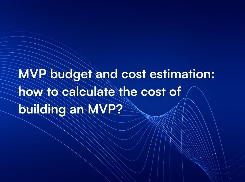 MVP budget and cost estimation: how to calculate the cost of building an MVP