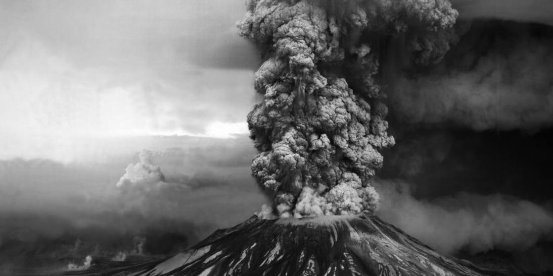 Mount St. Helens 1980 plinian eruption