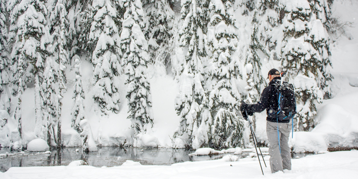 Winter program participant at June Lake