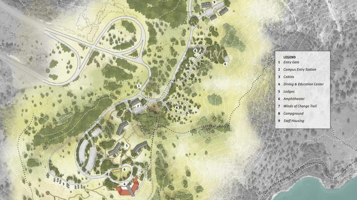 Campus Master Plan aerial view