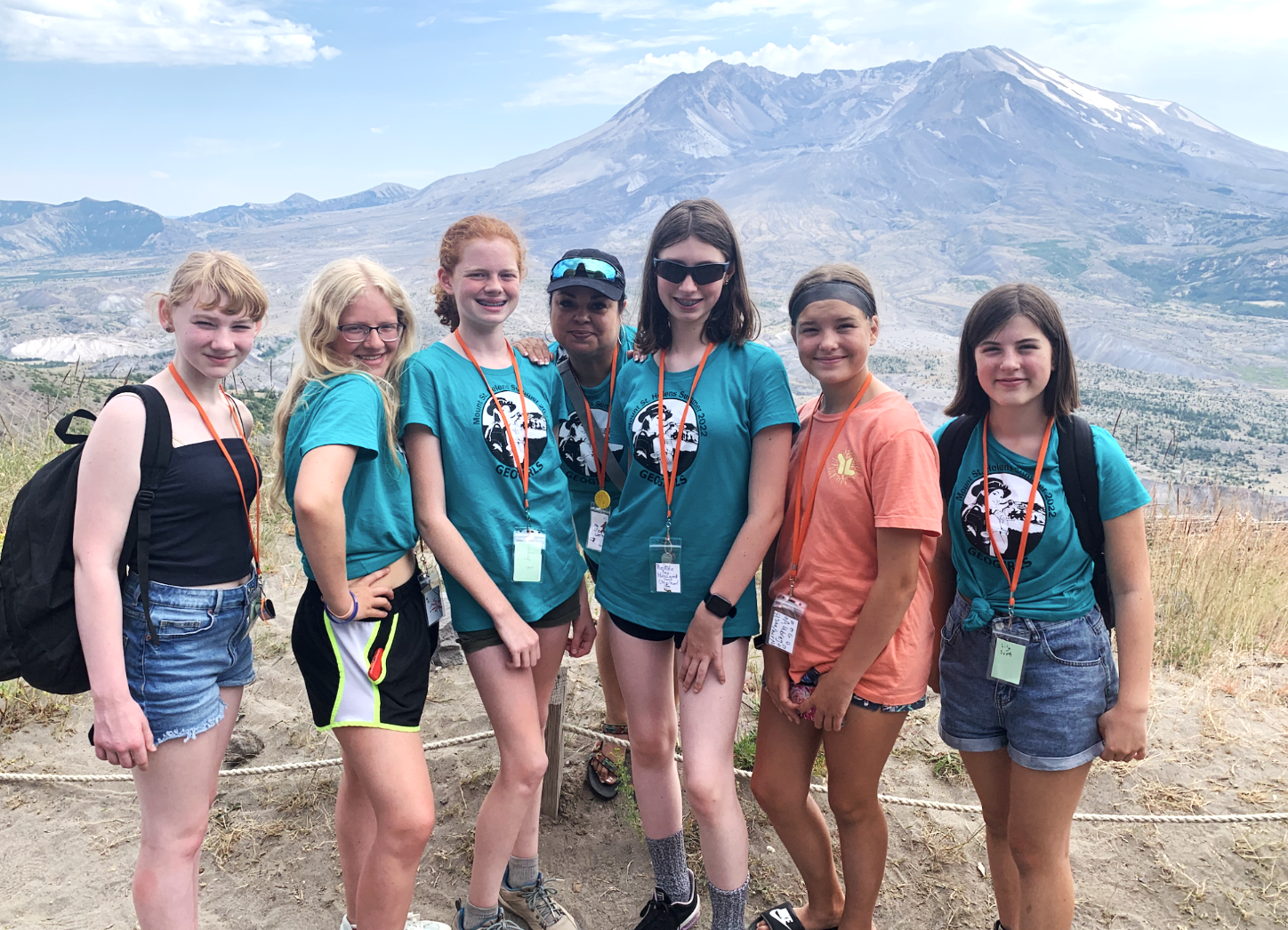 GeoGirls at Mount St. Helens
