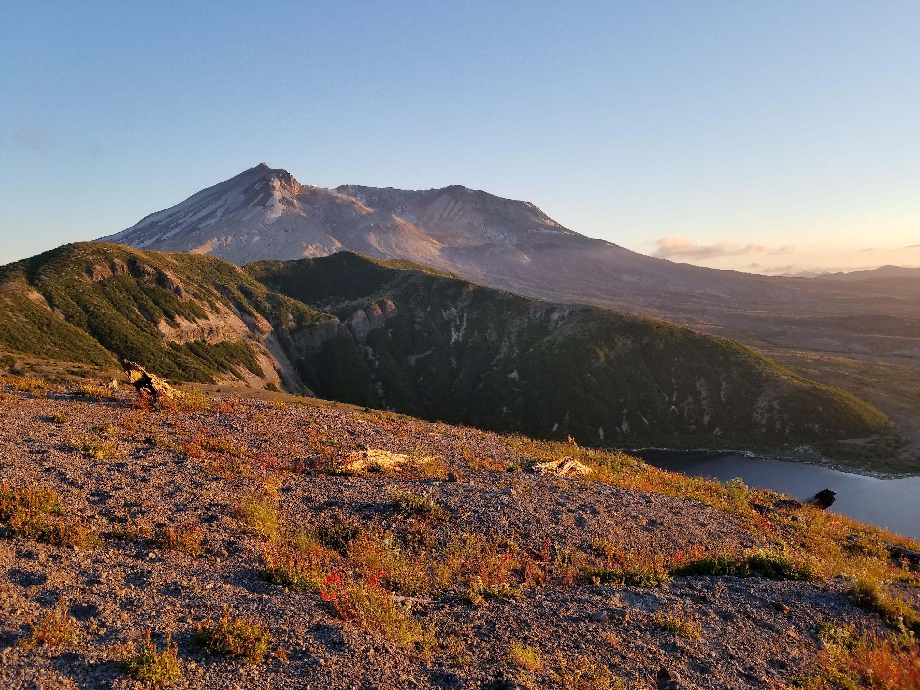View of Mount St. Helens from Windy Ridge.
