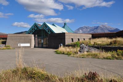 Exterior of the Science and Learning Center at Coldwater near Mount St. Helens