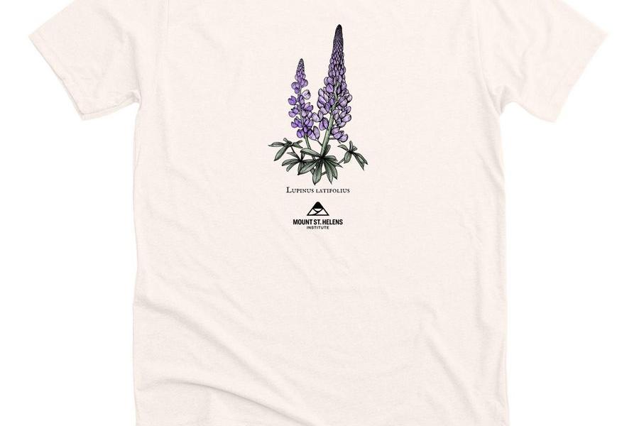 MSHI T-shirt with lupine image