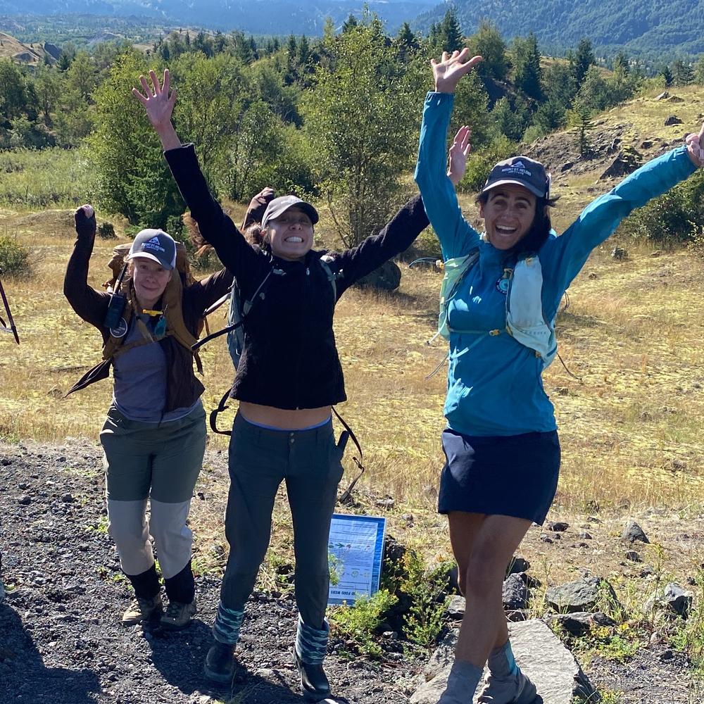Mount St. Helens Institute's fabulous education team excited to be at the foot of the volcano