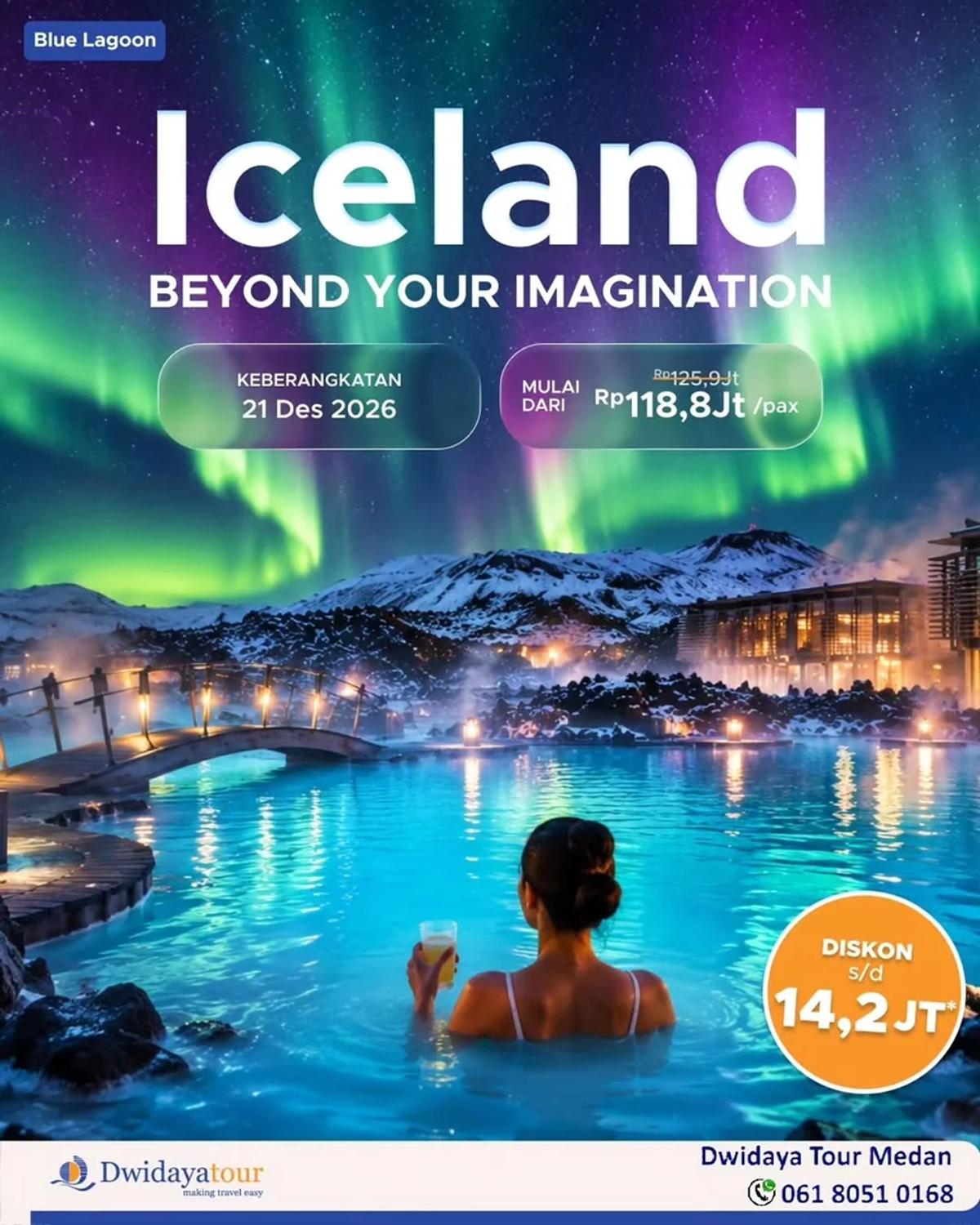 Amazing Iceland 13D10N: Blue Lagoon, Ice Cave & Aurora Hunting