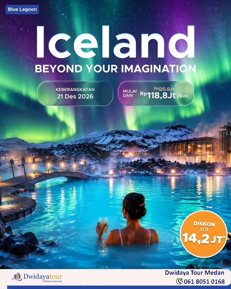 Amazing Iceland 13D10N: Blue Lagoon, Ice Cave & Aurora Hunting