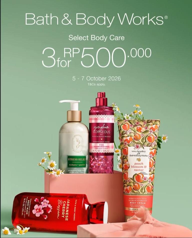 Select Body Care: 3 for Rp500.000
