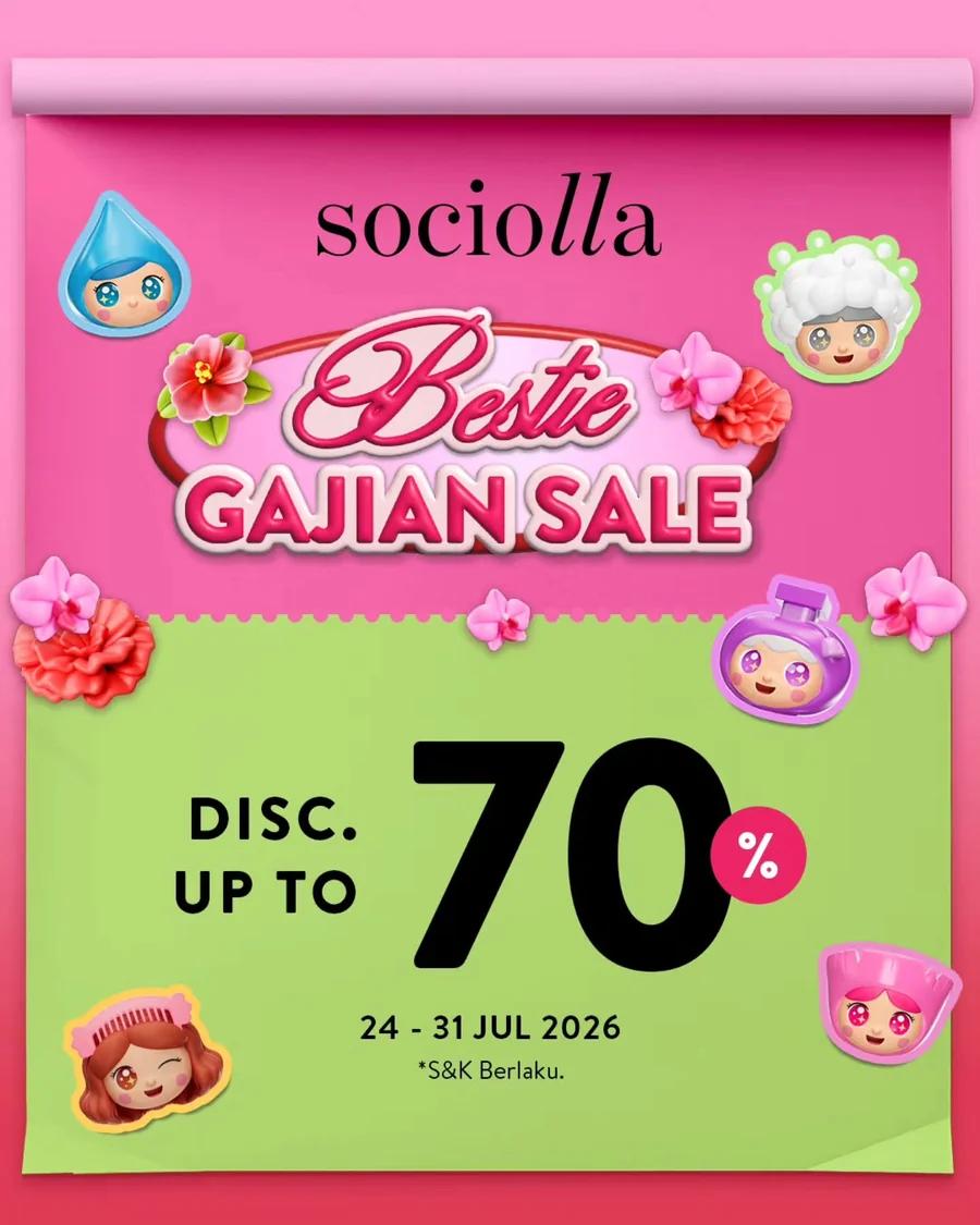 Sociolla: Bestie Gajian Sale, Disc Up to 70%