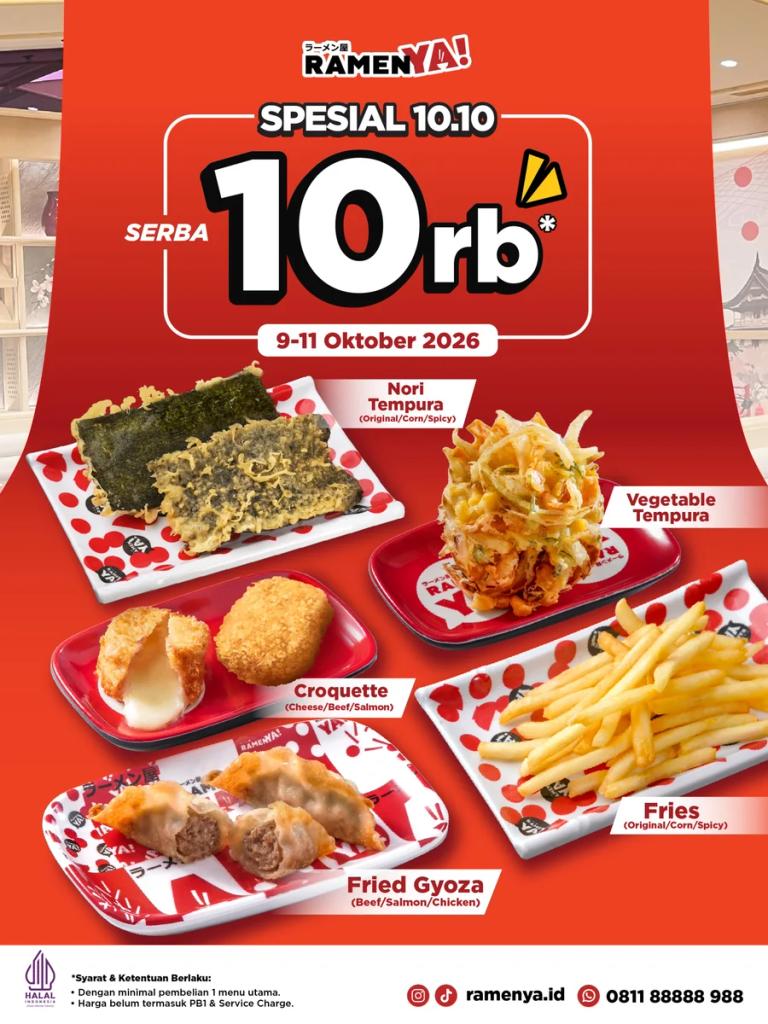 Spesial 10.10: Serba Rp10.000 Side Dish