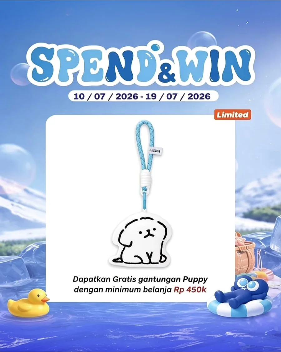 Spend & Win: Gratis Gantungan Kunci Puppy