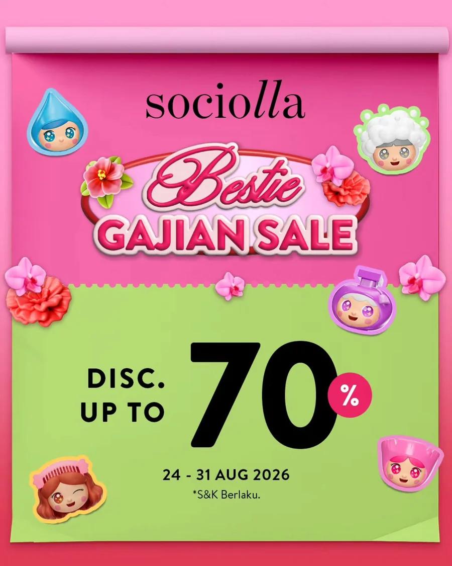 Sociolla: Bestie Gajian Sale, Disc Up to 70%