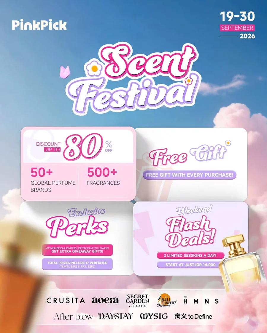 PinkPick Scent Festival: Up to 80% Off
