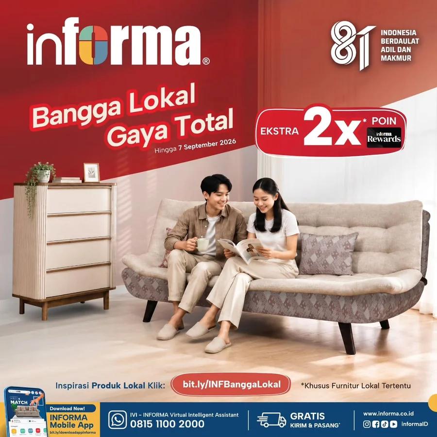 Bangga Lokal Gaya Total: Ekstra 2x Poin Rewards