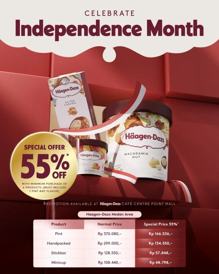 Independence Month Special: 55% Off Your Favourites