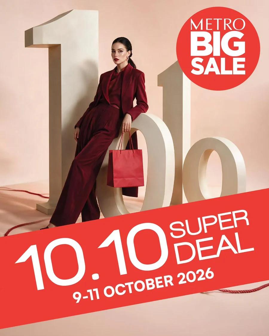 METRO 10.10 Super Deal: Up to 50% Off + Extra Discounts