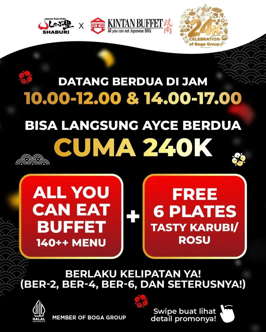 Hunger Attack 24: AYCE Berdua Rp240.000