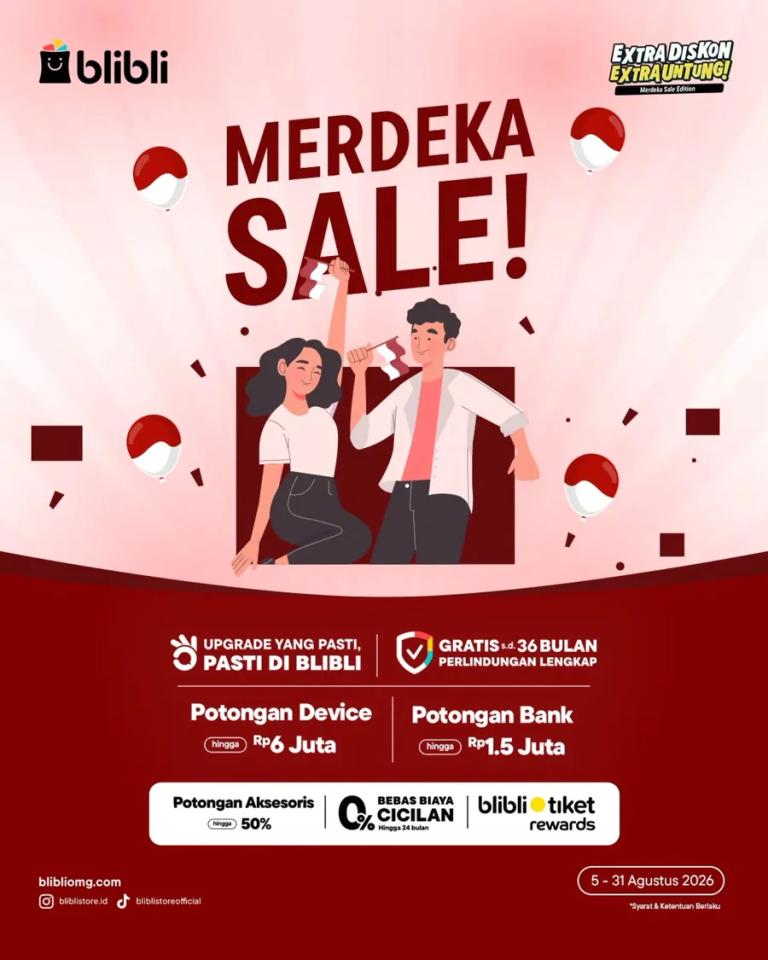 Merdeka Sale: Potongan Device hingga Rp6 Juta