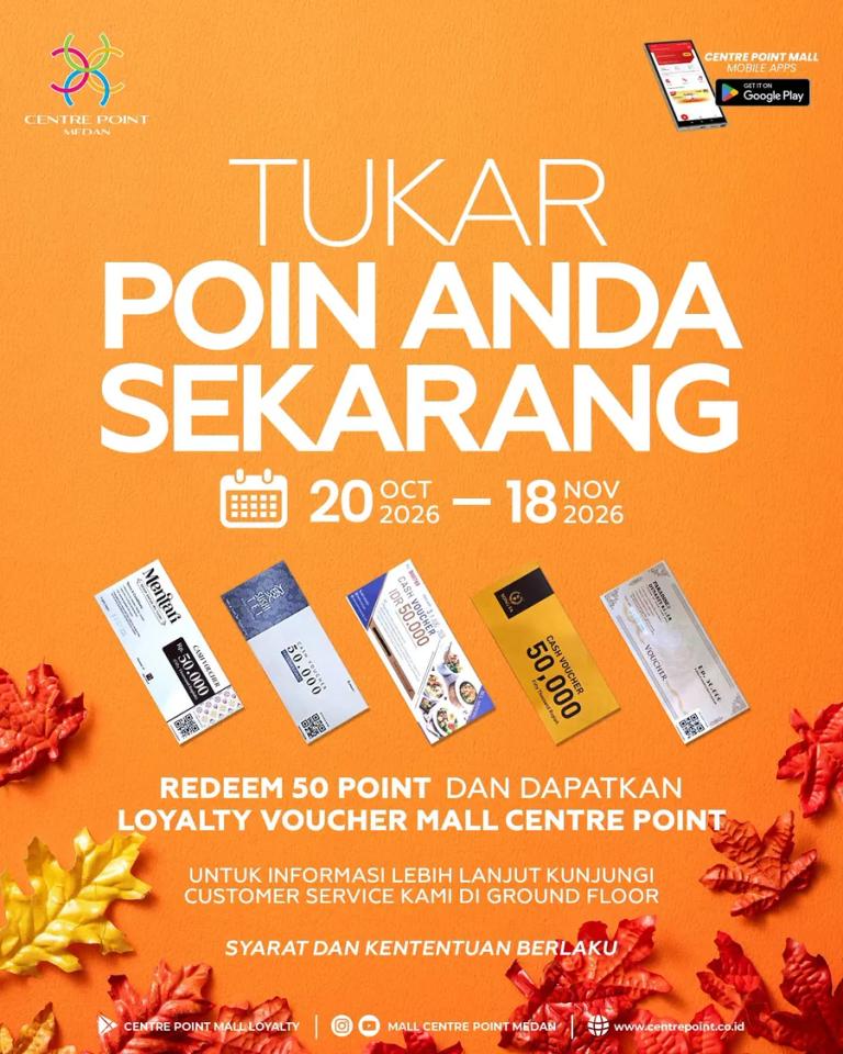 Tukar Poin Anda Sekarang: Redeem 50 Poin untuk Loyalty Voucher