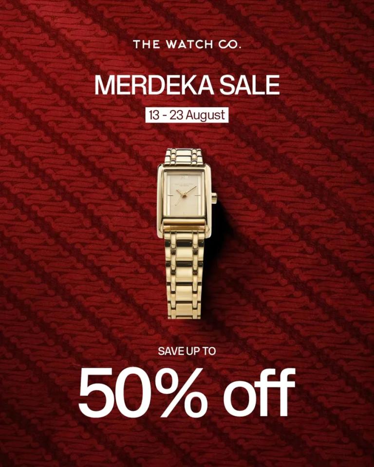 Merdeka Sale: Save Up to 50% Off