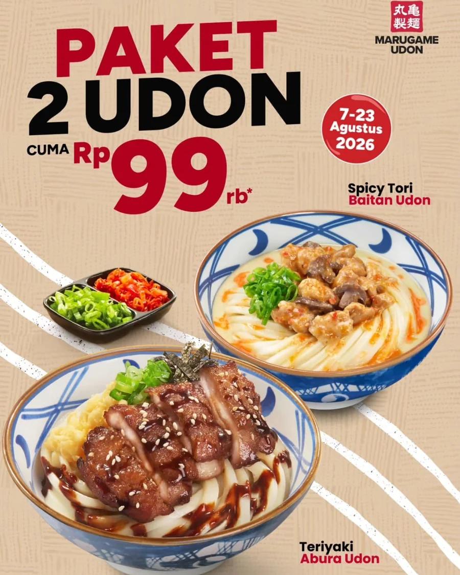 Paket 2 Udon Cuma Rp99.000