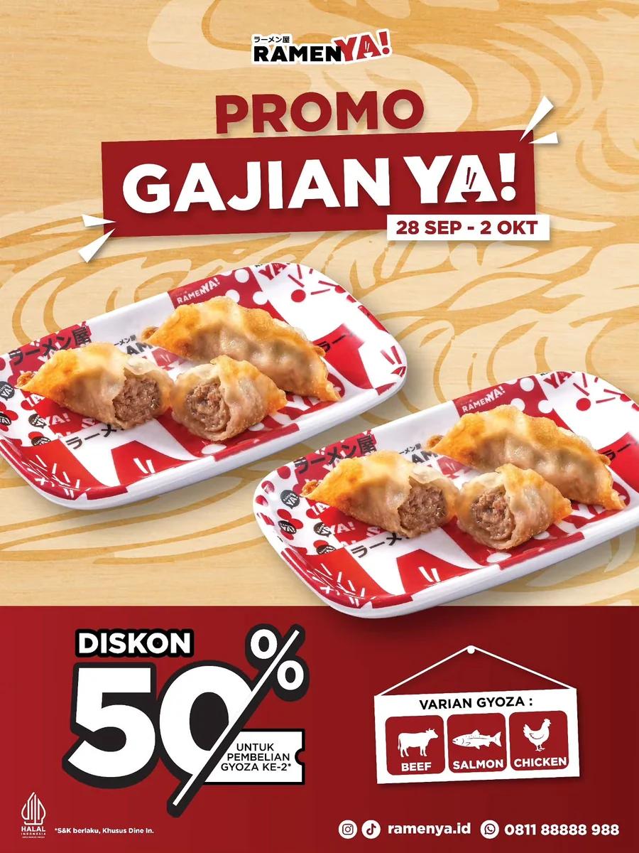 Promo Gajian: Diskon 50% Gyoza Kedua