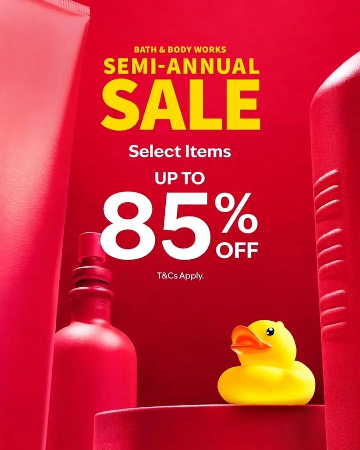 Bath & Body Works Semi-Annual Sale: Up to 85% Off