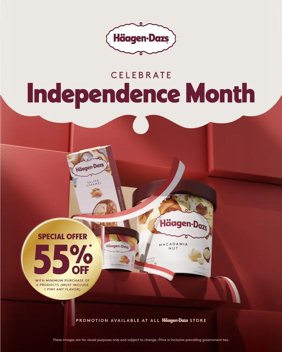 Independence Month: 55% Off Your Favourites