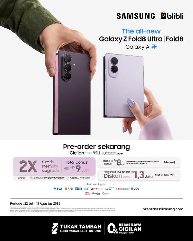Galaxy Z Fold8 Pre-Order at Blibli