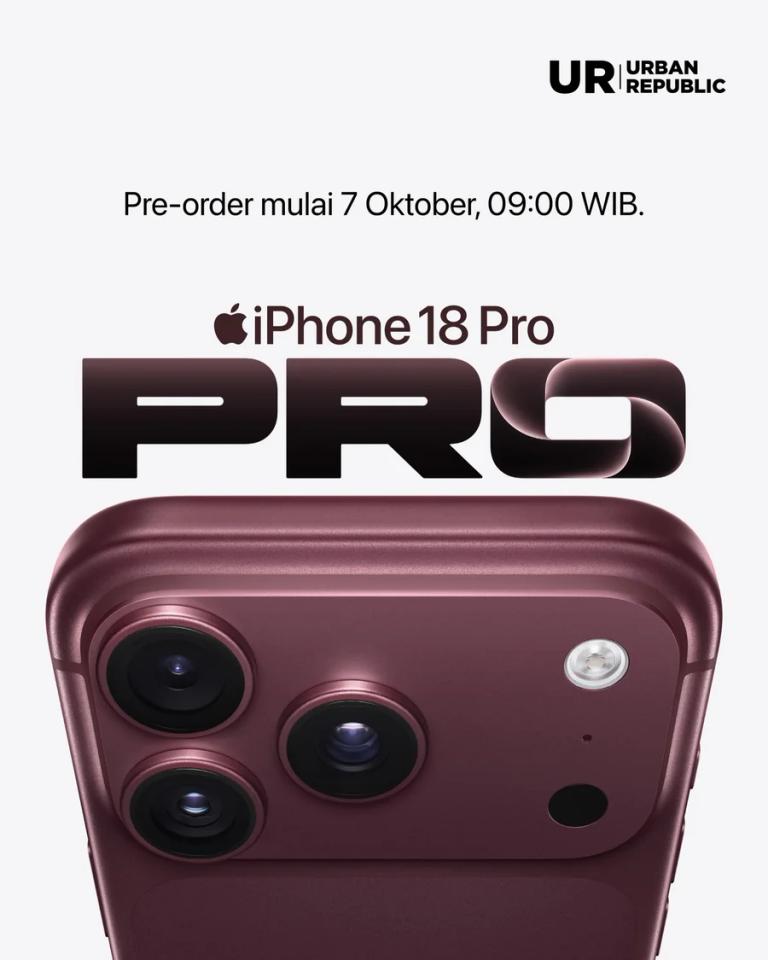 iPhone 18 Pro: Pre-Order Mulai 7 Oktober